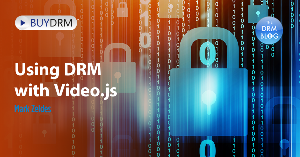 Using DRM with video.js